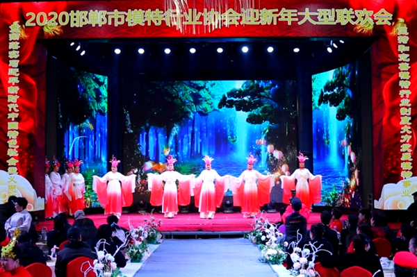 邯郸市模特行业协会2020“筑梦远航 赢在未来”迎新年大型联欢会  精彩世界模特队演出